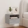 Mueble de pared TV madera de ingeniería gris Sonoma 40x30x30 cm de , Muebles TV - Ref: Foro24-836850, Precio: 28,01 €, Descue...