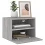 Mueble de pared TV madera de ingeniería gris Sonoma 40x30x30 cm de , Muebles TV - Ref: Foro24-836850, Precio: 28,01 €, Descue...