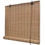 Persiana enrollable de bambú marrón 100x220 cm de vidaXL, Persianas y estores - Ref: Foro24-245814, Precio: 30,52 €, Descuent...