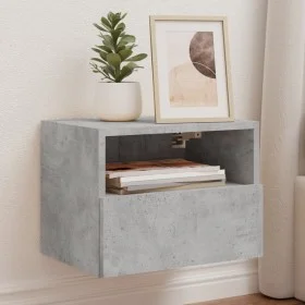 Mueble de pared TV madera ingeniería gris hormigón 40x30x30 cm de , Muebles TV - Ref: Foro24-836846, Precio: 28,53 €, Descuen...