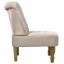 Sillones de estilo francés 2 unidades tela color crema en Sillones | Comprar online en Foru.es