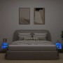 Muebles de TV de pared con luces LED 2 uds blanco 30x28,5x30 cm de , Muebles TV - Ref: Foro24-836974, Precio: 39,98 €, Descue...