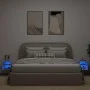 Muebles de TV de pared con luces LED 2 uds blanco 30x28,5x30 cm de , Muebles TV - Ref: Foro24-836974, Precio: 39,51 €, Descue...