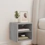 Mueble de TV de pared con luces LED gris Sonoma 30x28,5x30 cm de , Muebles TV - Ref: Foro24-836983, Precio: 26,49 €, Descuent...