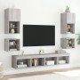 Mueble de TV de pared con luces LED gris Sonoma 30x28,5x30 cm de , Muebles TV - Ref: Foro24-836983, Precio: 27,00 €, Descuent...