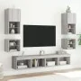 Mueble de TV de pared con luces LED gris Sonoma 30x28,5x30 cm de , Muebles TV - Ref: Foro24-836983, Precio: 26,49 €, Descuent...