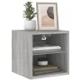 Mueble de TV de pared con luces LED gris Sonoma 30x28,5x30 cm de , Muebles TV - Ref: Foro24-836983, Precio: 26,49 €, Descuent...