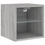 Mueble de TV de pared con luces LED gris Sonoma 30x28,5x30 cm de , Muebles TV - Ref: Foro24-836983, Precio: 26,49 €, Descuent...