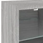 Mueble de TV de pared con luces LED gris Sonoma 30x28,5x30 cm de , Muebles TV - Ref: Foro24-836983, Precio: 26,49 €, Descuent...