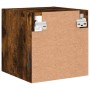 Mueble de TV de pared con luces LED roble ahumado 30x28,5x30 cm de , Muebles TV - Ref: Foro24-836981, Precio: 26,58 €, Descue...