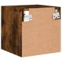 Mueble de TV de pared con luces LED roble ahumado 30x28,5x30 cm de , Muebles TV - Ref: Foro24-836981, Precio: 26,27 €, Descue...