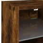 Mueble de TV de pared con luces LED roble ahumado 30x28,5x30 cm de , Muebles TV - Ref: Foro24-836981, Precio: 26,27 €, Descue...