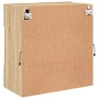 Mueble TV de pared con luces LED roble Sonoma 58,5x30x60,5 cm de , Muebles TV - Ref: Foro24-837094, Precio: 55,81 €, Descuent...