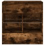 Mueble TV de pared con luces LED roble ahumado 58,5x30x60,5 cm de , Muebles TV - Ref: Foro24-837096, Precio: 54,95 €, Descuen...