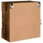 Mueble TV de pared con luces LED roble ahumado 58,5x30x60,5 cm de , Muebles TV - Ref: Foro24-837096, Precio: 54,29 €, Descuen...