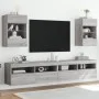 Muebles TV de pared luces LED 2 uds gris Sonoma 40x30x60,5 cm de , Muebles TV - Ref: Foro24-837089, Precio: 91,85 €, Descuent...