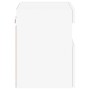 Muebles de TV de pared con luces LED 2 uds blanco 40x30x40 cm de , Muebles TV - Ref: Foro24-837170, Precio: 78,77 €, Descuent...