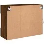 Mueble TV de pared con luces LED roble marrón 78,5x30x60,5 cm de , Muebles TV - Ref: Foro24-837105, Precio: 65,82 €, Descuent...