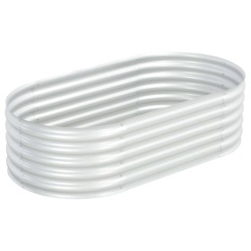 Arriate de acero galvanizado plateado 160x80x44 cm de vidaXL, Maceteros y jardineras - Ref: Foro24-45519, Precio: 88,39 €, De...
