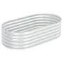 Arriate de acero galvanizado plateado 160x80x44 cm de vidaXL, Maceteros y jardineras - Ref: Foro24-45519, Precio: 85,68 €, De...
