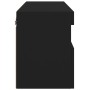 Mueble de TV de pared con luces LED negro 60x30x40 cm de , Muebles TV - Ref: Foro24-837185, Precio: 49,19 €, Descuento: %