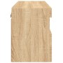 Mueble de TV de pared con luces LED roble Sonoma 60x30x40 cm de , Muebles TV - Ref: Foro24-837187, Precio: 48,15 €, Descuento: %