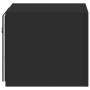 Mueble de TV de pared con luces LED negro 30,5x35x30 cm de , Muebles TV - Ref: Foro24-837220, Precio: 37,33 €, Descuento: %
