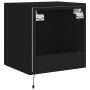 Mueble de TV de pared con luces LED negro 40,5x35x40 cm de , Muebles TV - Ref: Foro24-837248, Precio: 43,23 €, Descuento: %