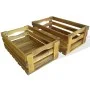Caja de manzanas de jardín para plantar de madera de acacia de vidaXL, Maceteros y jardineras - Ref: Foro24-43791, Precio: 57...