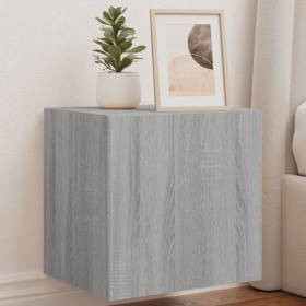 Muebles TV de pared luces LED 2 uds gris Sonoma 40,5x35x40 cm de , Muebles TV - Ref: Foro24-837257, Precio: 70,81 €, Descuent...