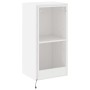 Mueble de TV de pared con luces LED blanco 40,5x35x80 cm de , Muebles TV - Ref: Foro24-837260, Precio: 52,30 €, Descuento: %