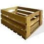 Caja de manzanas de jardín para plantar de madera de acacia de vidaXL, Maceteros y jardineras - Ref: Foro24-43791, Precio: 57...