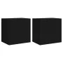 Muebles TV de pared 2 uds madera ingeniería negro 40,5x30x40 cm de , Muebles TV - Ref: Foro24-836899, Precio: 48,46 €, Descue...