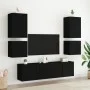 Muebles TV de pared 2 uds madera ingeniería negro 40,5x30x40 cm de , Muebles TV - Ref: Foro24-836899, Precio: 48,46 €, Descue...