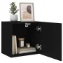 Muebles TV de pared 2 uds madera ingeniería negro 40,5x30x40 cm de , Muebles TV - Ref: Foro24-836899, Precio: 48,46 €, Descue...