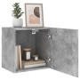 Muebles de TV de pared 2 uds madera gris hormigón 40,5x30x40 cm de , Muebles TV - Ref: Foro24-836903, Precio: 50,35 €, Descue...