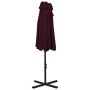 Sombrilla de jardín palo de aluminio 460x270 cm rojo burdeos de vidaXL, Sombrillas - Ref: Foro24-44871, Precio: 180,04 €, Des...