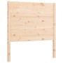 Estructura de cama individual con cabecero madera maciza de , Camas y somieres - Ref: Foro24-3194596, Precio: 111,25 €, Descu...