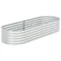 Arriate de acero galvanizado plateado 240x80x44 cm de vidaXL, Maceteros y jardineras - Ref: Foro24-45518, Precio: 105,89 €, D...