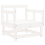 Juego de muebles de jardín 8 piezas madera maciza pino blanco de , Conjuntos de jardín - Ref: Foro24-3186222, Precio: 460,10 ...