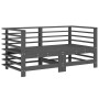 Mesa y taburetes altos jardín 6 pzas madera maciza de pino gris de , Conjuntos de jardín - Ref: Foro24-3186475, Precio: 413,3...