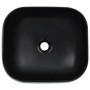 Lavabo 44,5x39,5x14,5 cm cerámica negro de vidaXL, Lavabos - Ref: Foro24-143906, Precio: 71,86 €, Descuento: %