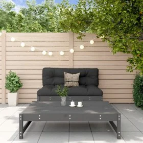 Juego de muebles de jardín 2 piezas madera maciza de pino gris de , Conjuntos de jardín - Ref: Foro24-3186587, Precio: 206,18...