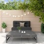 Juego de muebles de jardín 2 piezas madera maciza de pino gris de , Conjuntos de jardín - Ref: Foro24-3186587, Precio: 208,57...