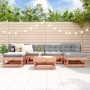 Juego de muebles de jardín 7 pzas madera maciza abeto Douglas de , Conjuntos de jardín - Ref: Foro24-3186352, Precio: 327,58 ...