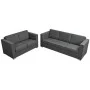 Conjunto de sofás 2 unidades tela gris oscuro de , Sofás - Ref: Foro24-274214, Precio: 859,00 €, Descuento: %