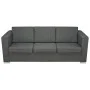 Conjunto de sofás 2 unidades tela gris oscuro de , Sofás - Ref: Foro24-274214, Precio: 859,00 €, Descuento: %