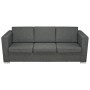 Conjunto de sofás 2 unidades tela gris oscuro de , Sofás - Ref: Foro24-274214, Precio: 874,03 €, Descuento: %