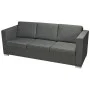 Conjunto de sofás 2 unidades tela gris oscuro de , Sofás - Ref: Foro24-274214, Precio: 859,00 €, Descuento: %