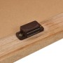 Mueble de lavabo con espejo de madera maciza de nogal de vidaXL, Muebles de baño - Ref: Foro24-247607, Precio: 108,73 €, Desc...